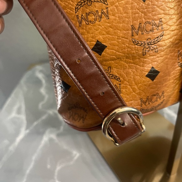 Vintage Mcm cognac Germany made back pack main image 5